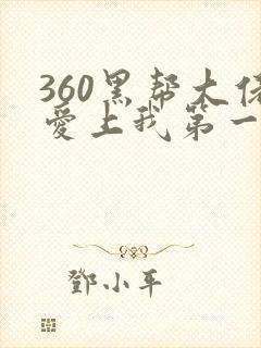 360黑帮大佬爱上我第一部免费观看封面
