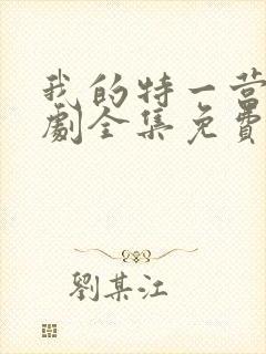 我的特一营电视剧全集免费收看封面