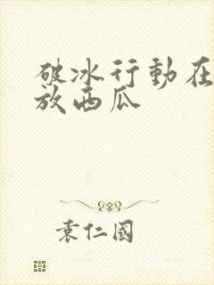 破冰行动在线播放西瓜