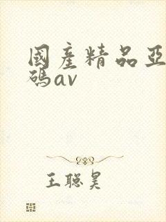 国产精品亚洲乱码av
