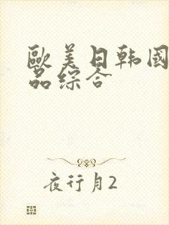 欧美日韩国产精品综合封面