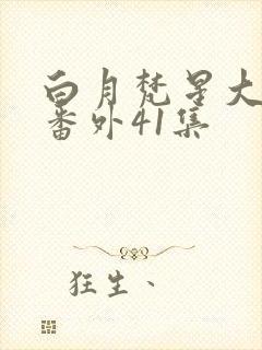 白月梵星大结局番外41集