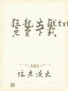 狂龙出狱txt免费下载