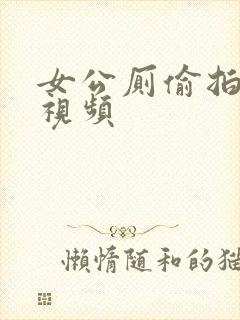 女公厕偷拍撒尿视频