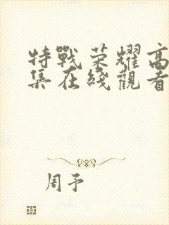 特战荣耀高清全集在线观看