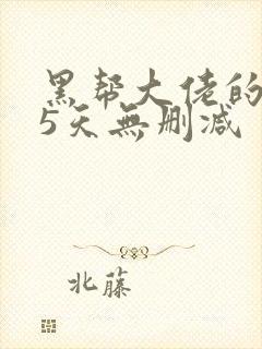 黑帮大佬的365天无删减
