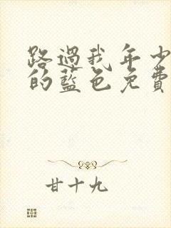 路过我年少时光的蓝色免费