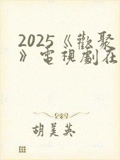 2025《欢聚》电视剧在线观看免费高清封面