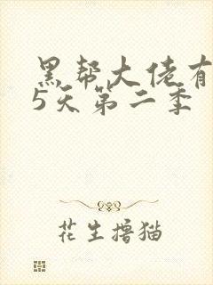 黑帮大佬有365天第二季封面