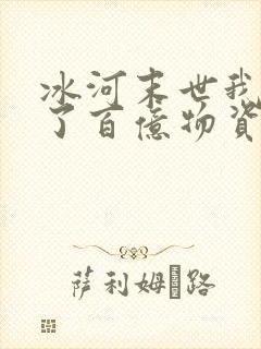 冰河末世我囤积了百亿物资短剧
