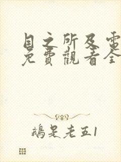 目之所及电视剧免费观看全集完整版
