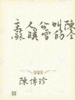 主人公叫陈飞宇,苏映雪的全文免费阅读小说