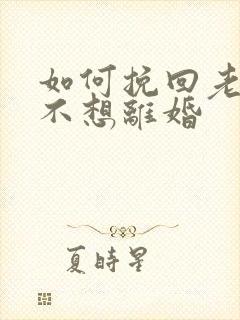 如何挽回老公我不想离婚封面