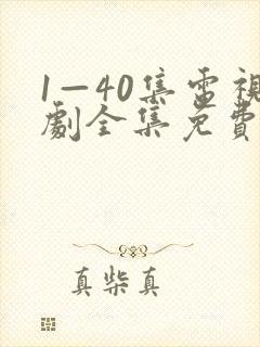 1—40集电视剧全集免费
