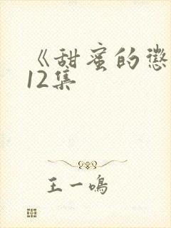 《甜蜜的惩罚》12集