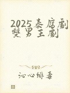 2025泰腐剧双男主剧