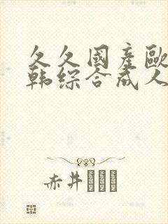 久久国产欧美日韩综合成人