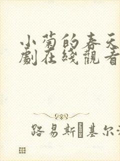 小菊的春天电视剧在线观看