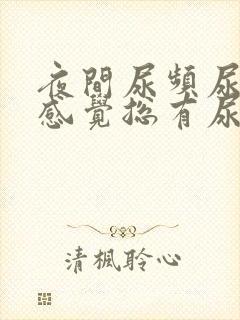 夜间尿频尿不尽感觉总有尿意