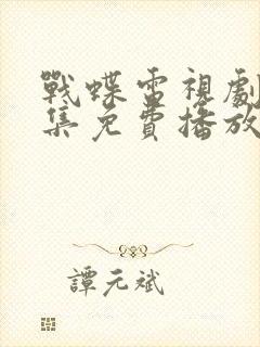 战蝶电视剧40集免费播放