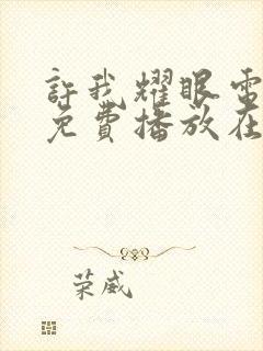 许我耀眼电视剧免费播放在线