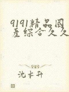 9191精品国产综合久久久久久封面