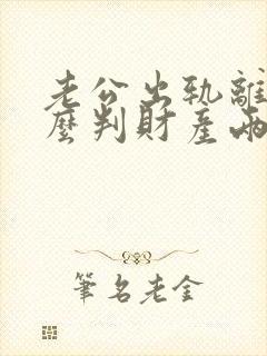 老公出轨离婚怎么判财产两个孩子封面