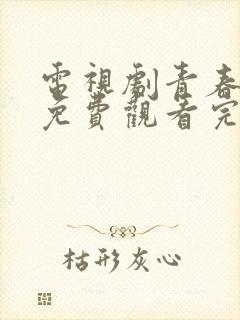 电视剧青春无季免费观看完整版封面