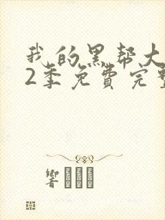 我的黑帮大佬第2季免费完整版