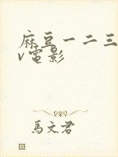 麻豆一二三区av电影