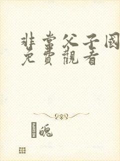 非常父子国语版免费观看