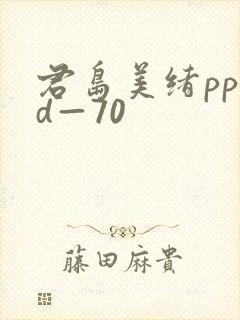 君岛美绪pppd—70封面