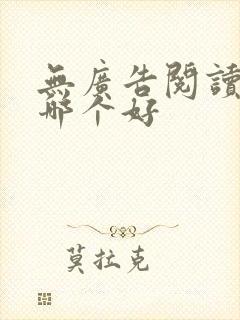无广告阅读软件哪个好