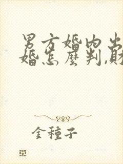 男方婚内出轨离婚怎么判,财产怎么分