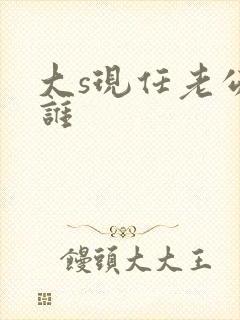 大s现任老公是谁