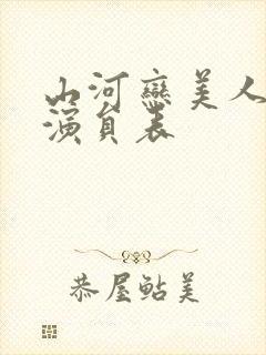 山河恋美人无泪演员表