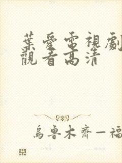 叶爱电视剧免费观看高清
