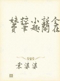 妹控小说全文免费笔趣阁在线阅读