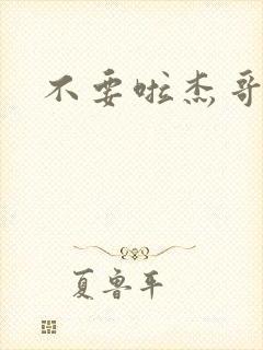 不要啦杰哥