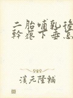 二胎哺乳后胸部干瘪下垂怎么办封面