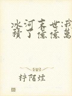 冰河末世:我囤积了亿亿万物资完结版