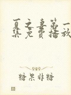 夏之妻第一季全集免费播放动漫封面