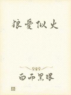 狼爱似火封面