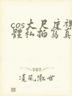 cos大尺度裸体私拍写真封面
