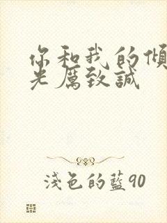 你和我的倾城时光厉致诚封面