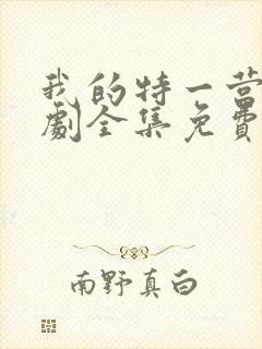 我的特一营电视剧全集免费播放