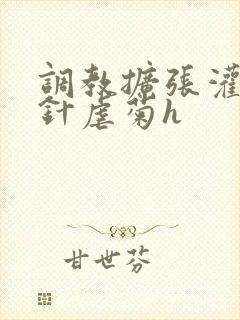 调教扩张灌肠打针虐菊h