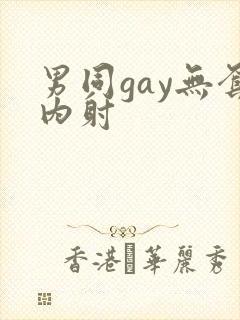 男同gay无套内射