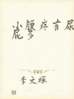 小腹疼有尿意放屁多