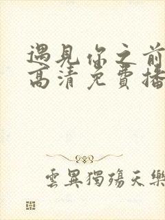 遇见你之前在线高清免费播放